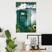 Studio Door by Gregory Gallo Poster (Heimbüro)