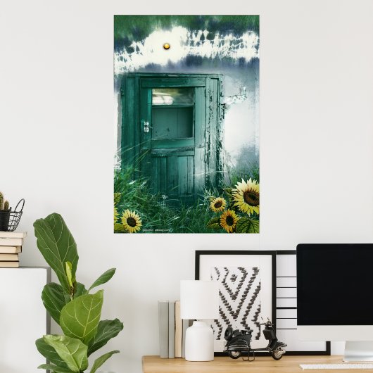 Studio Door by Gregory Gallo Poster (Heimbüro)