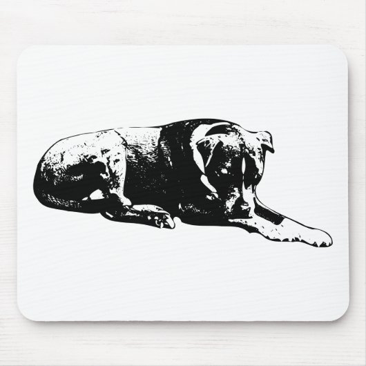 Studio Erholung Dog Mouse Pad Mousepad (Vorne)