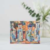 Studio Flaschen Postkarte (Stehend Vorderseite)