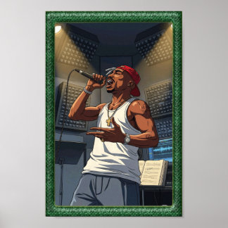 Studio Flow – Hip-Hop-Performance-Kunst Poster