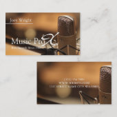Studio für berufliche Musikaufnahmen Visitenkarte (Vorne/Hinten)