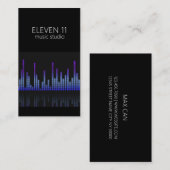 Studio für berufliche Musikaufnahmen Visitenkarte (Vorne/Hinten)