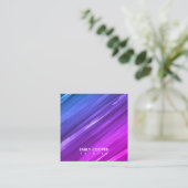 Studio für moderne Künstler Quadratische Visitenkarte (Stehend Vorderseite)