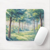 Studio Ghibli Inspired Forest Mousepad (Mit Mouse)