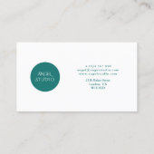 Studio-Karte Visitenkarte (Rückseite)