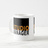 Studio-Manager-Tasse Kaffeetasse (Vorderseite Links)
