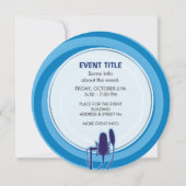 Studio Mikrofon Einladung (Rückseite)