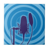 Studio Mikrofon Fliese (Vorderseite)