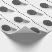 Studio-Mikrofon Geschenkpapier (Ecke)
