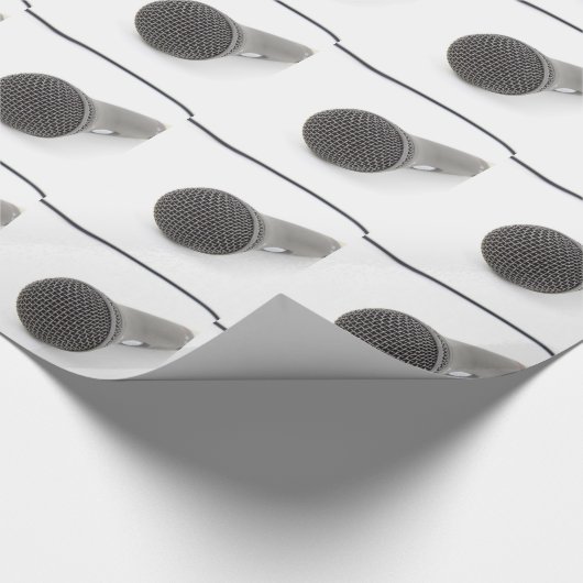 Studio-Mikrofon Geschenkpapier (Ecke)