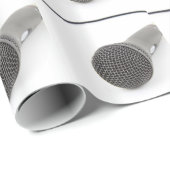 Studio-Mikrofon Geschenkpapier (Rolleneckpunkt)