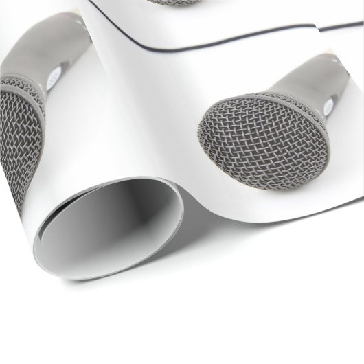Studio-Mikrofon Geschenkpapier (Rolleneckpunkt)