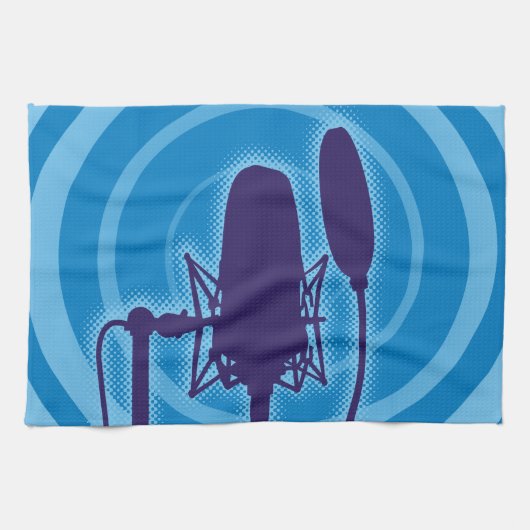 Studio Mikrofon Handtuch (Horizontal)