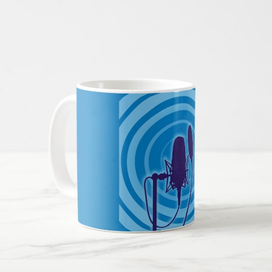 Studio Mikrofon Kaffeetasse (Vorderseite Links)