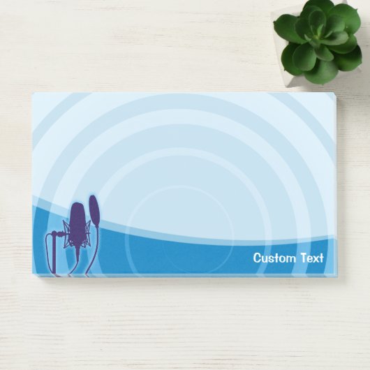 Studio Mikrofon Post-it Klebezettel (Büro)