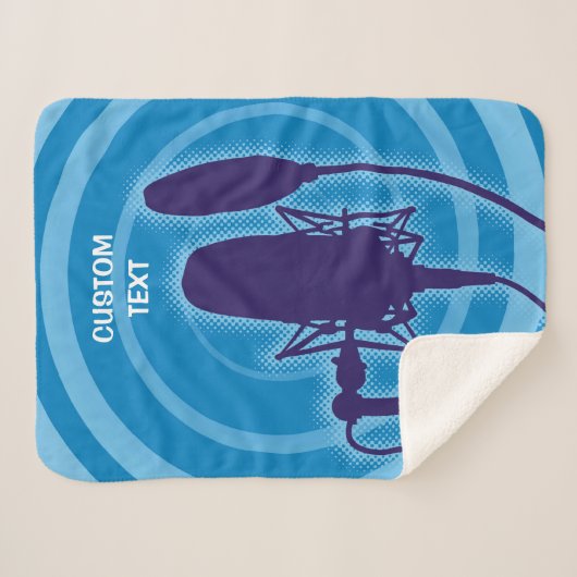 Studio Mikrofon Sherpadecke (Vorderseite (Horizontal))