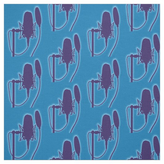 Studio Mikrofonmuster Stoff (Muster)