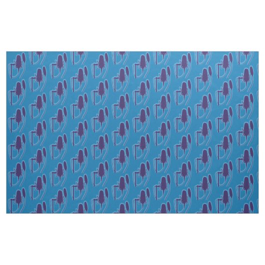 Studio Mikrofonmuster Stoff (Fat Quarter (45,7 x 55,9 cm))