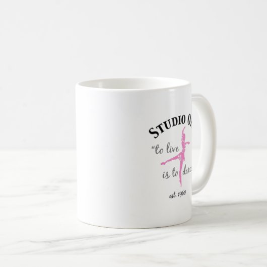 Studio One All White 11 oz.Tasse Kaffeetasse (VorderseiteRechts)