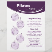 Studio Pilates Flyer (Vorne)