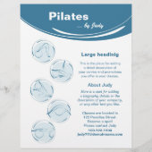 Studio Pilates Flyer (Vorne)