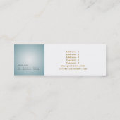 Studio Pilates - Geschäft, Telefonkarte Mini Visitenkarte (Rückseite)