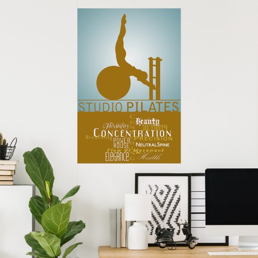 Studio Pilates - Poster (Heimbüro)