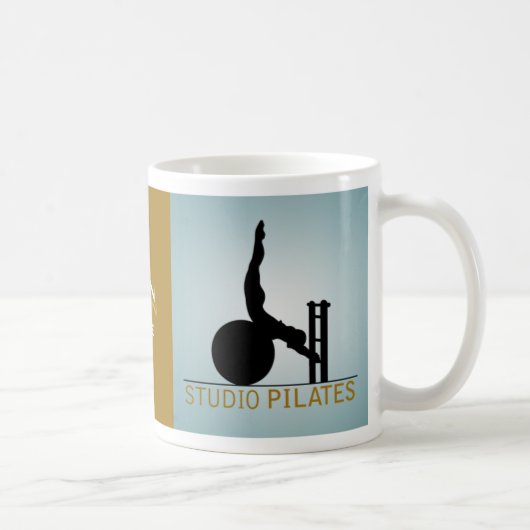 Studio Pilates - Tasse, Cup Kaffeetasse (Rechts)
