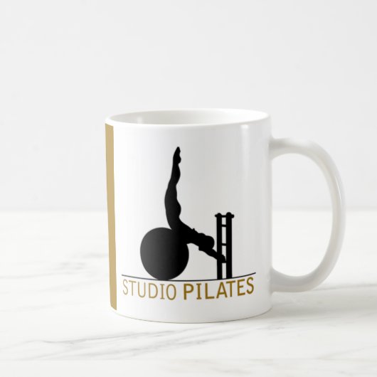 Studio Pilates - Tasse, Schale Kaffeetasse (Rechts)