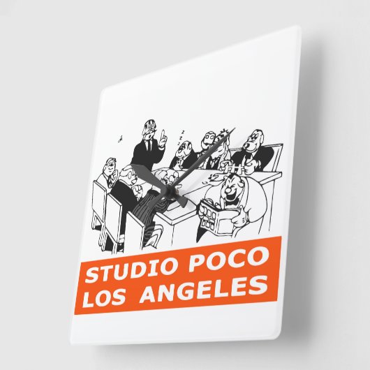 STUDIO POCO QUADRATISCHE WANDUHR (Winkel)