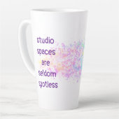 "Studio-Räume sind selten sprachlos" Künstler Milchtasse (Linke Ecke)