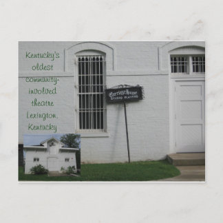 Studio-Spieler im Carriage House Theater Postkarte