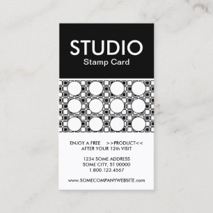 Studio-Stempelkarte Visitenkarte