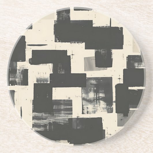 Studio Stroke Abstrakt Getränkeuntersetzer (Vorne)