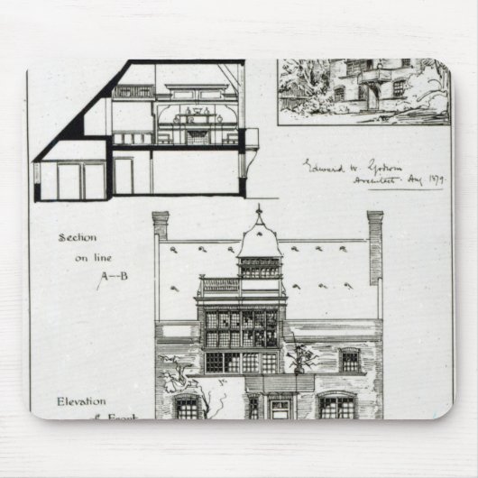 Studio und Hütte für Fräulein Rosa Corder Mousepad (Vorne)