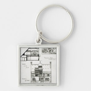 Studio und Hütte für Fräulein Rosa Corder Schlüsselanhänger