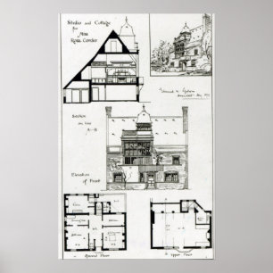 Studio und Hütte für Miss Rosa Corder Poster