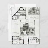 Studio und Hütte für Miss Rosa Corder Postkarte (Vorne/Hinten)