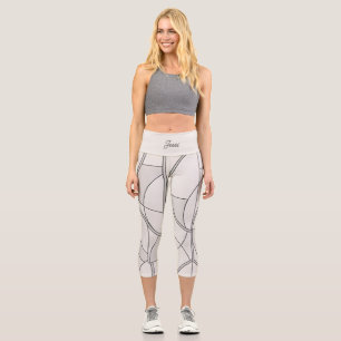 Studio zu Street Minimalistisches Muster Benutze Capri Leggings