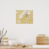 Studioaufnahme mit weißer Maus durch Loch Poster (Küche)