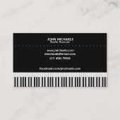 Studiomusiker Visitenkarte (Rückseite)