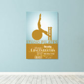 Studiopilates - Wrapped Canvas Leinwanddruck (Insitu (Holzboden))