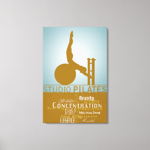 Studiopilates - Wrapped Canvas Leinwanddruck