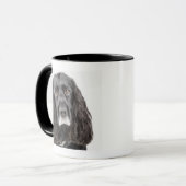 Studioporträt von cocker spaniel tasse (Vorderseite Links)