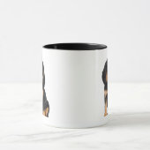 Studioporträt von Rottweiler Welpen Tasse (Zentrum)