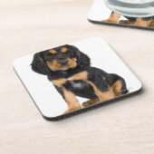 Studioporträt von Rottweiler Welpen Untersetzer (Linke Seite)