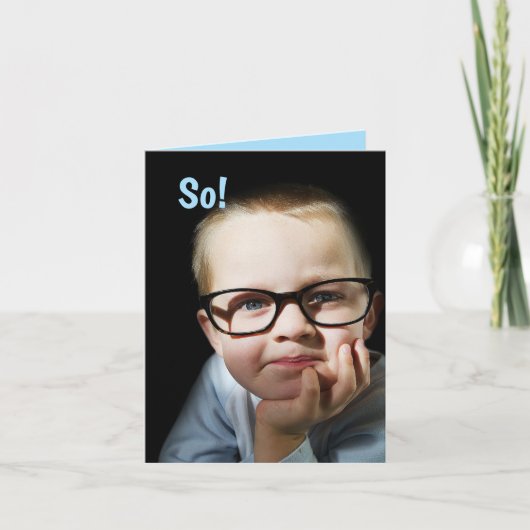 STUDIOUS BEKOMMEN GUTE KARTE (Vorderseite)