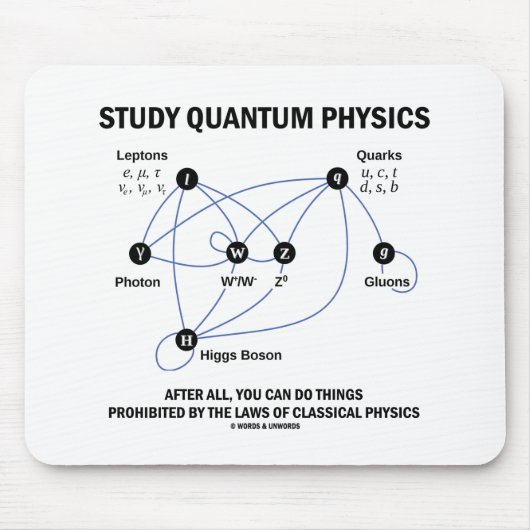 Studium der Quantenphysik nach allem, was man tun  Mousepad (Vorne)