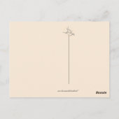 Studium der Sterne zu Halloween-Nacht- Postkarte (Rückseite)